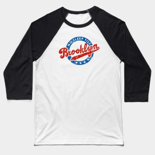 No Sleep Till Brooklyn Distressed Baseball T-Shirt